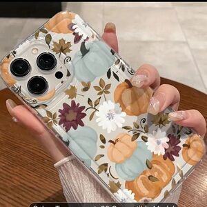 Transparent Shell Screen Pumpkin Anti-Fall Cover for Apple iPhone X/Xs